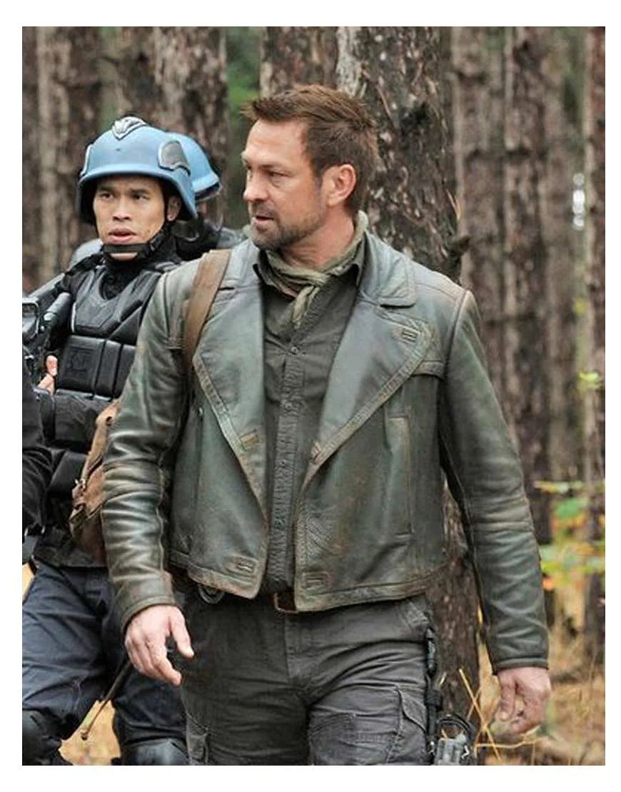 Grant Bowler Defiance TV Series Nolan Leather Jacket - UJackets