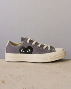 Grey Big Heart Low Top Sneaker