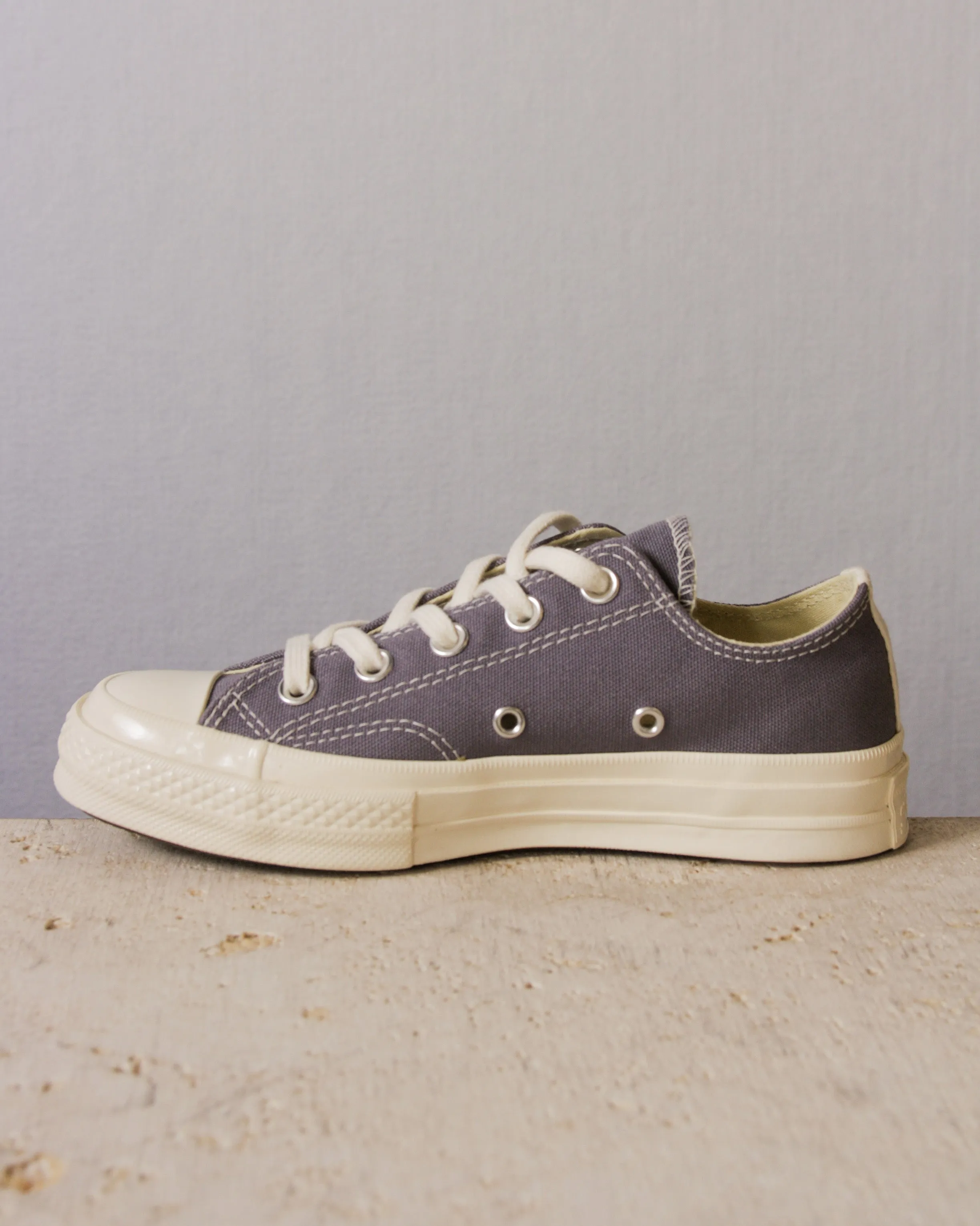 Grey Big Heart Low Top Sneaker