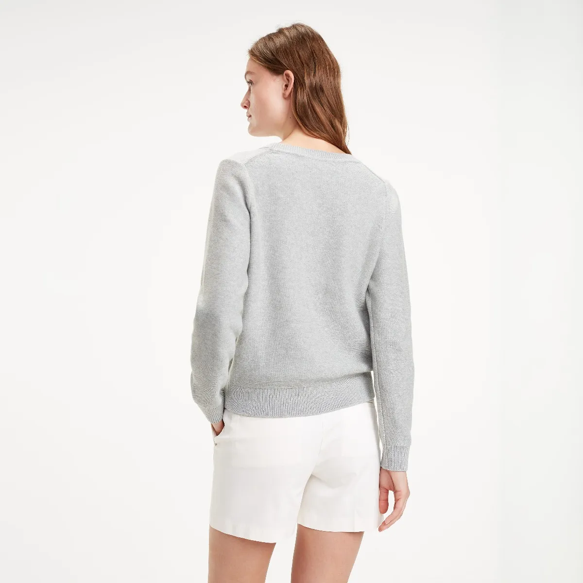 Grey Raphaelle Crew Neck Sweater | Sweatshirts & Hoodies | Tommy Hilfiger