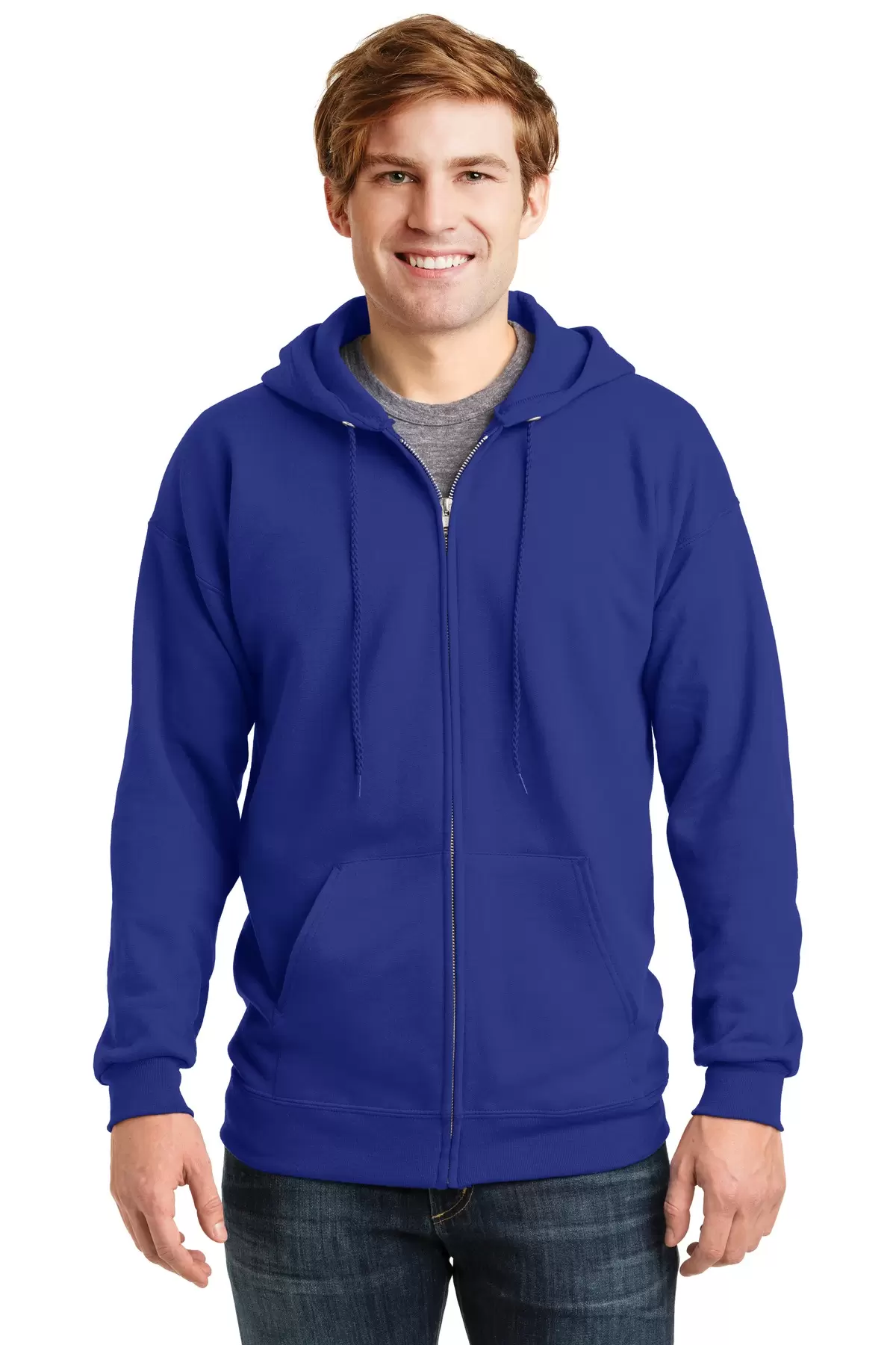 Hanes F280 PrintPro XP Ultimate Cotton Full Zip Hooded Sweatshirt SKU: F280