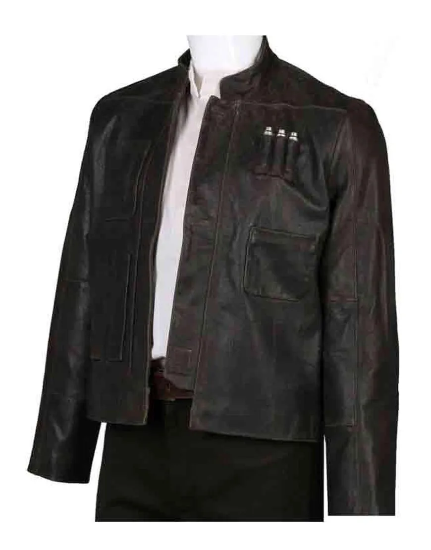 Harrison Ford Star Wars The Force Awakens Han Solo Jacket - UJackets