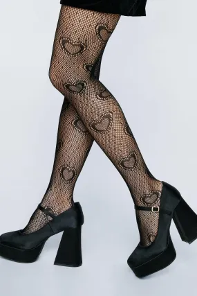 Heart Spot Tights