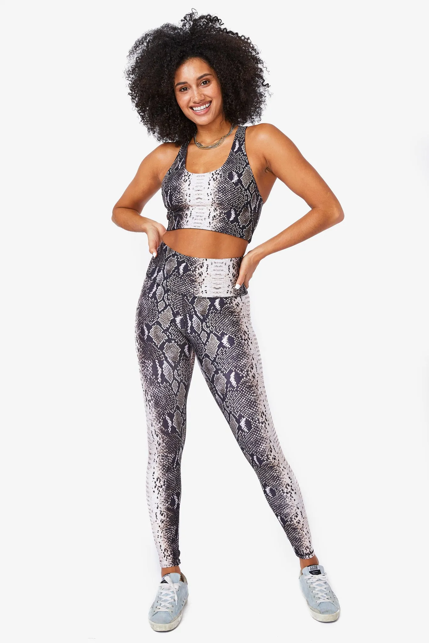 Hi-Shine Leggings in Wild Python