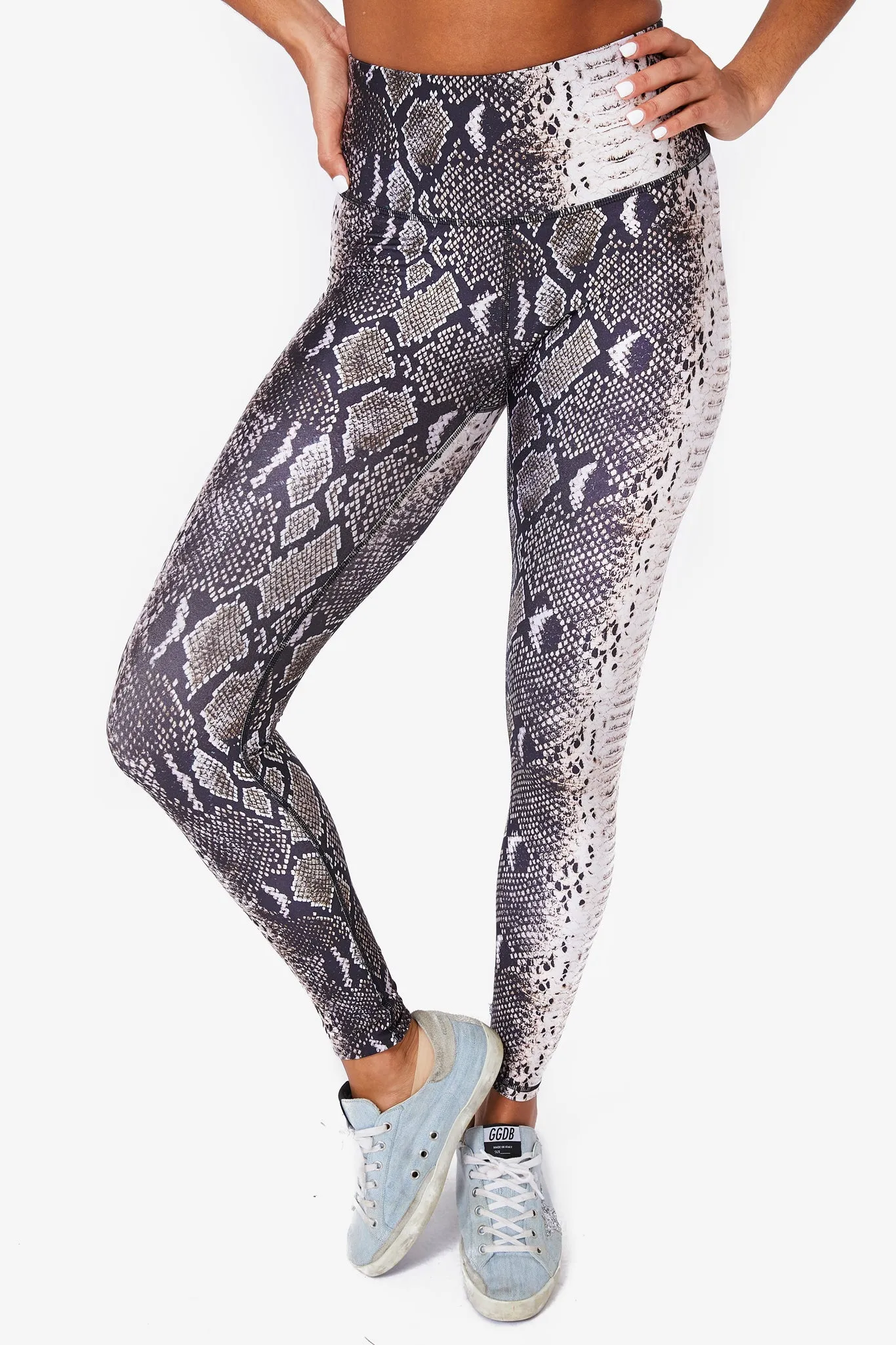 Hi-Shine Leggings in Wild Python