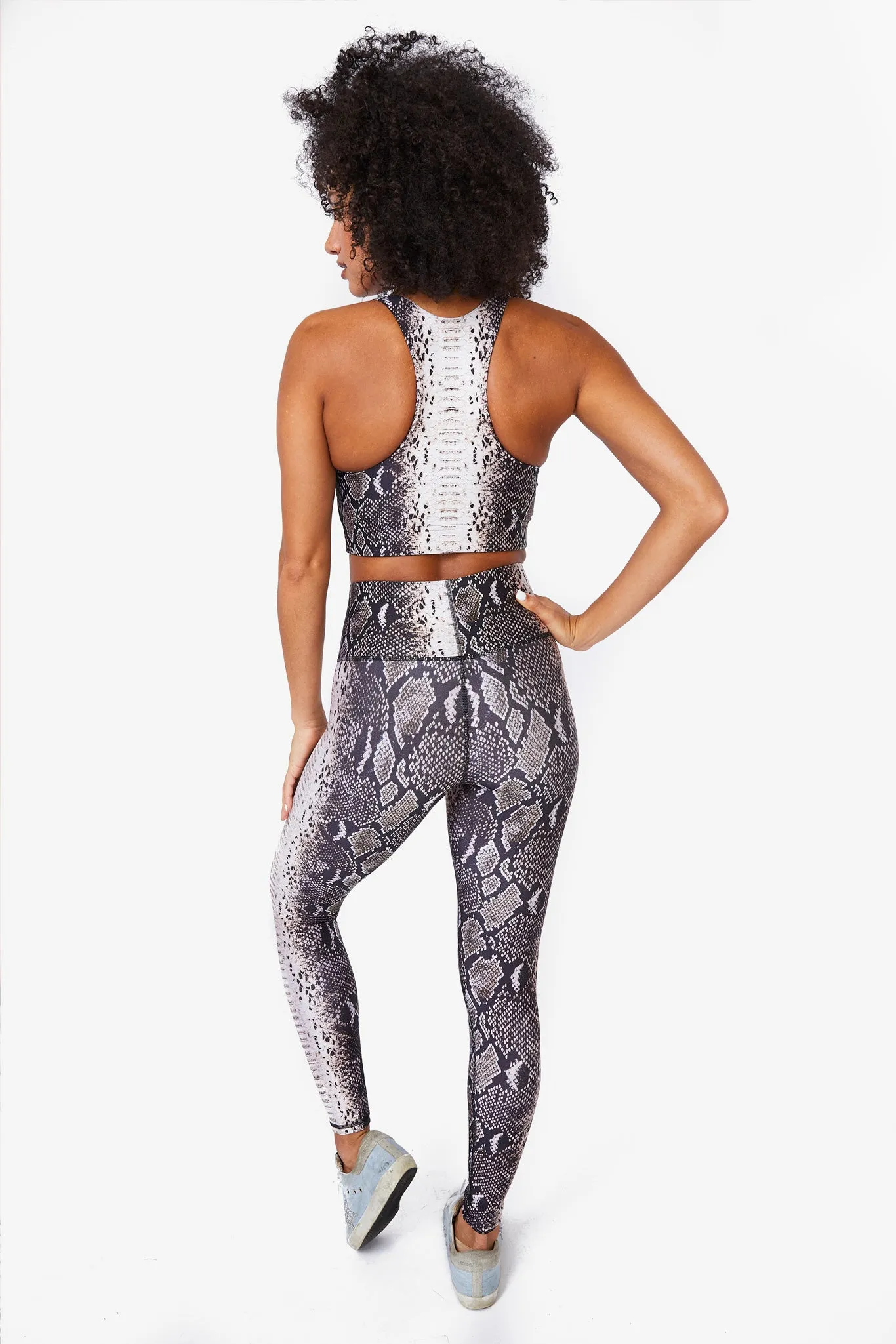 Hi-Shine Leggings in Wild Python