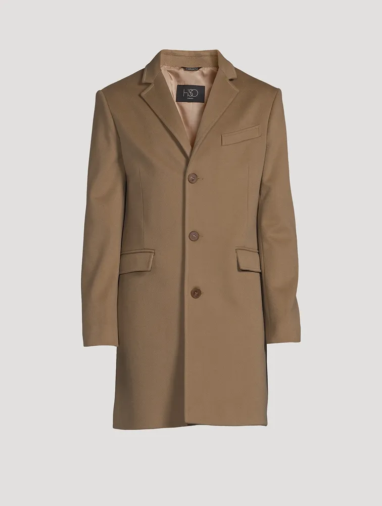 Holt Renfrew Wool Three-Button Coat