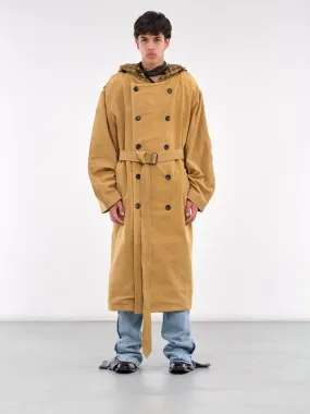 Insert Hood Trench Coat (203CO003-F528-DARK-BEIGE)