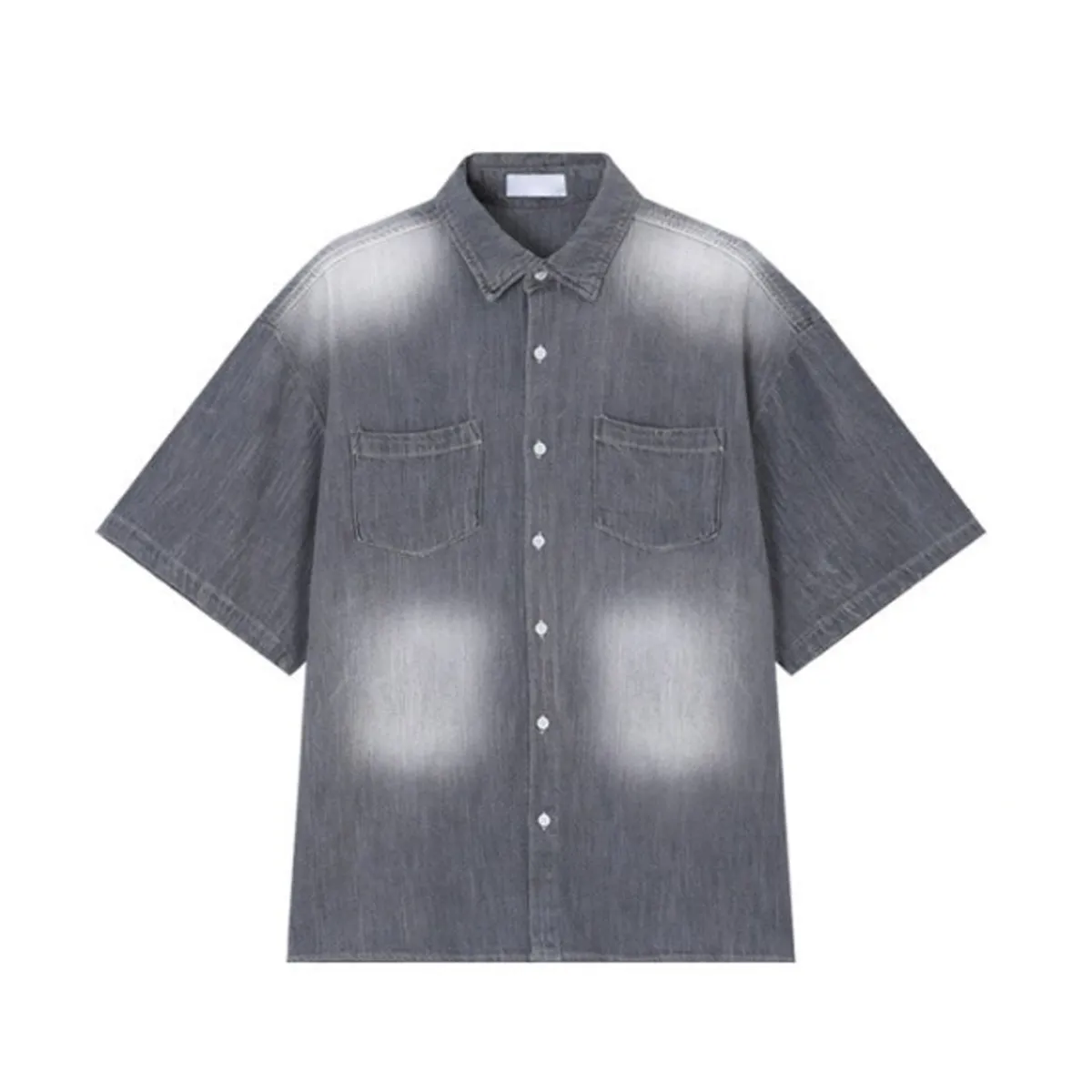 IONSEOUL  |Plain Short Sleeves Shirts