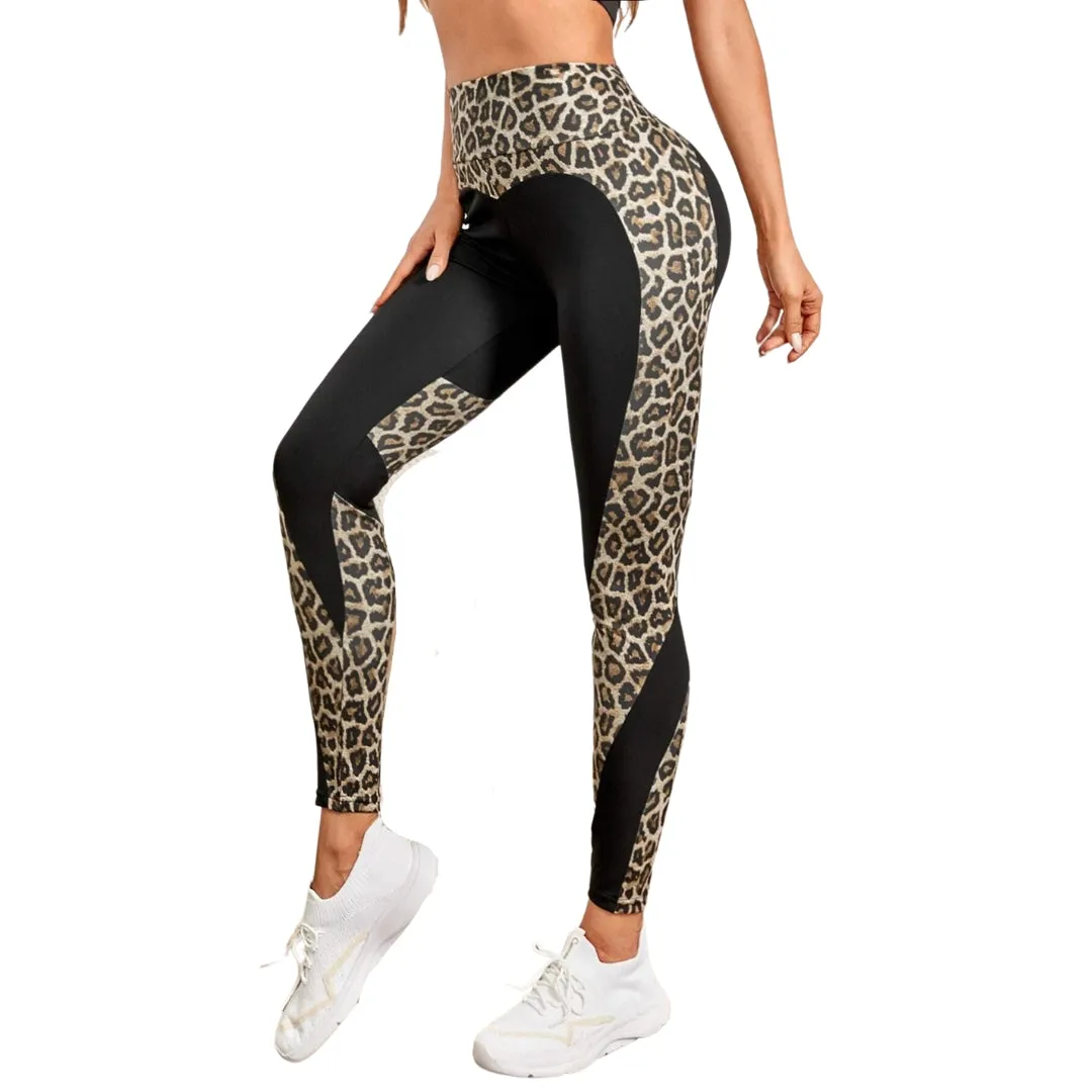 Jade Leopard Print Leggings