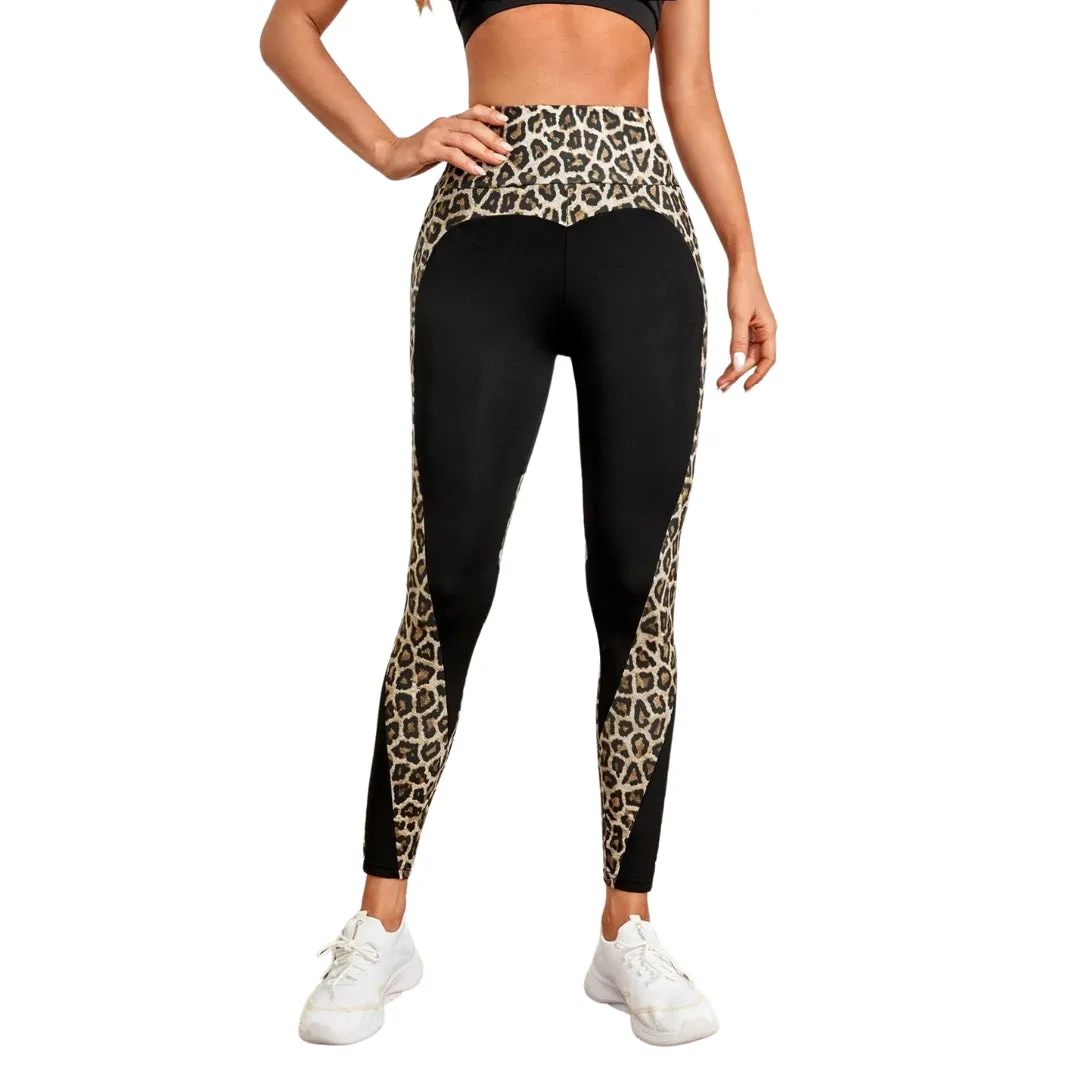 Jade Leopard Print Leggings