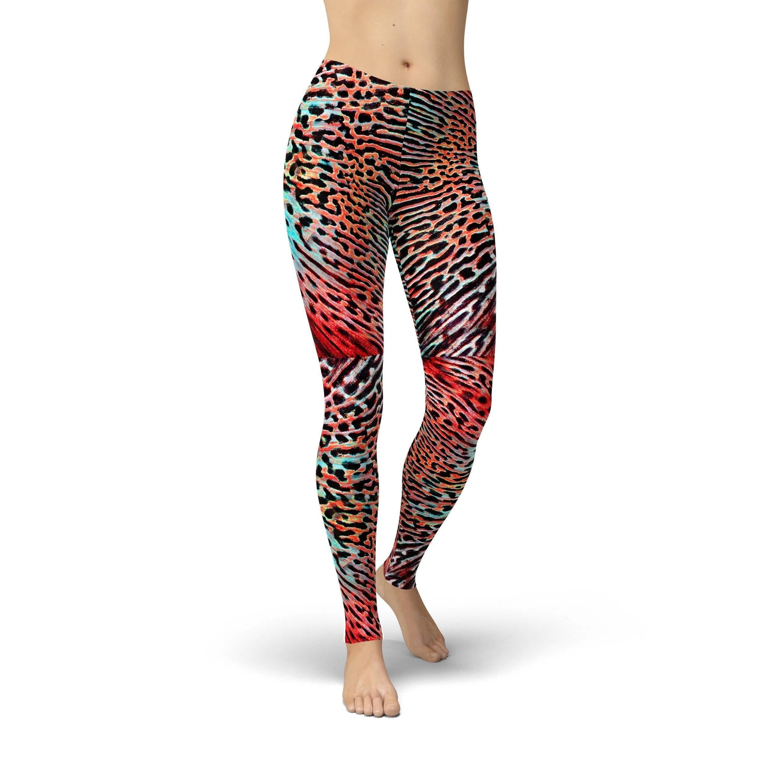 Jean Animal Skin Leggings