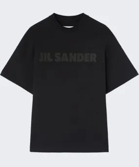 Jil Sander Logo Tee Black