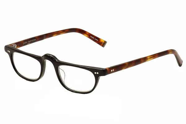 John Varvatos V804 Reading Glasses Men's Black Full Rim +1.50