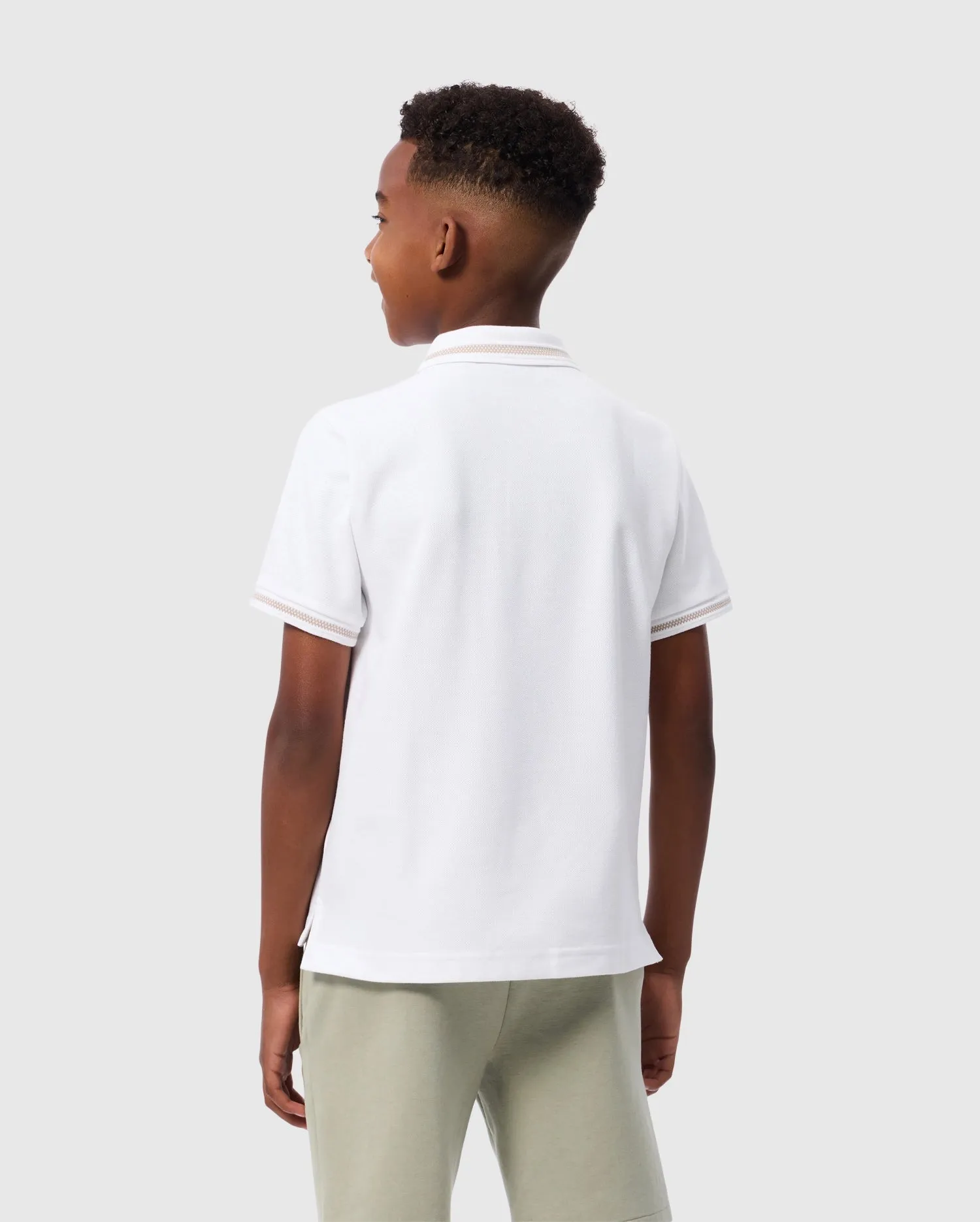 KIDS RIVIERA PIQUE POLO SHIRT - B0K640C200