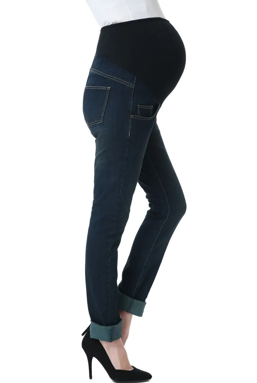 Kimi + Kai Maternity Frankie Straight Leg Denim Jeans