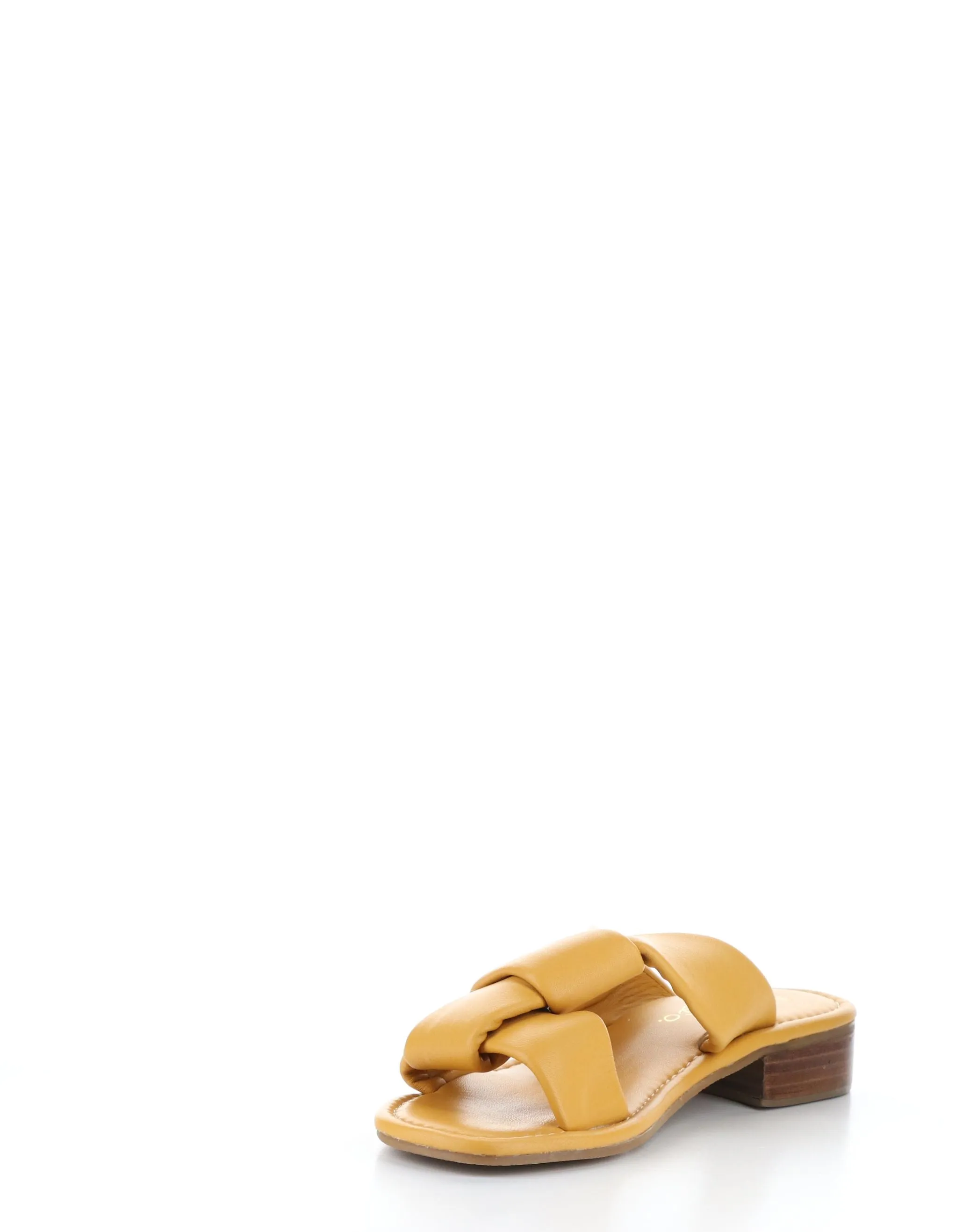 KNICK MUSTARD Round Toe Sandals