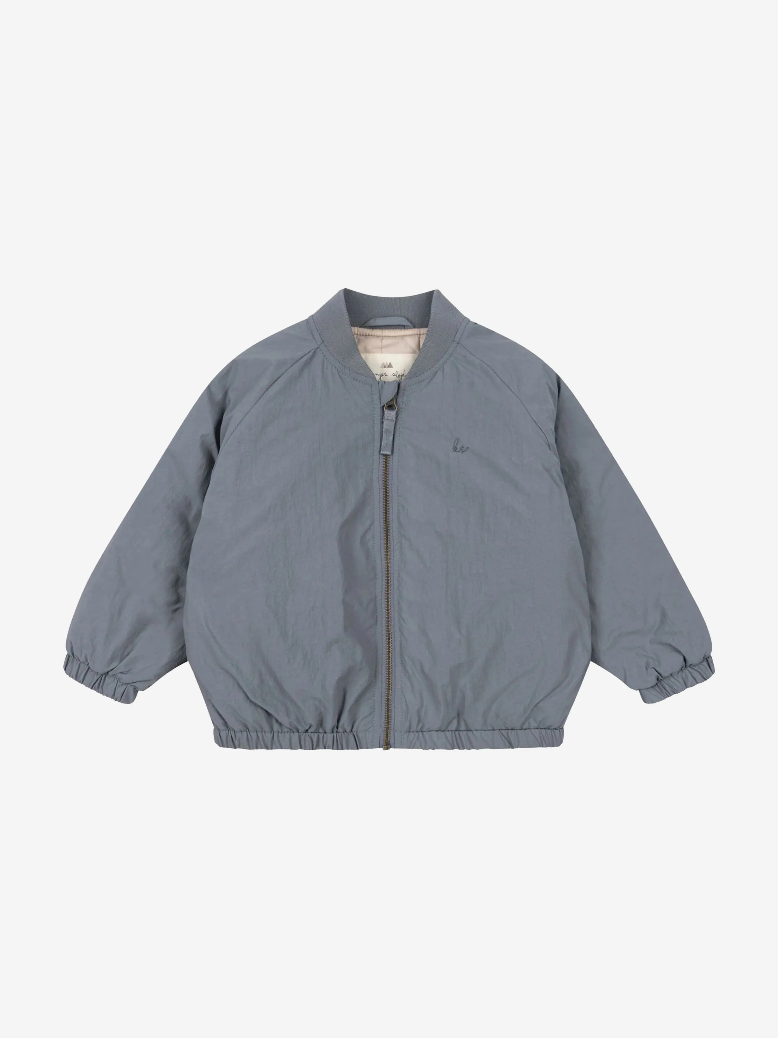 Konges Sljd Kids Juno Swan Bomber Jacket in Blue