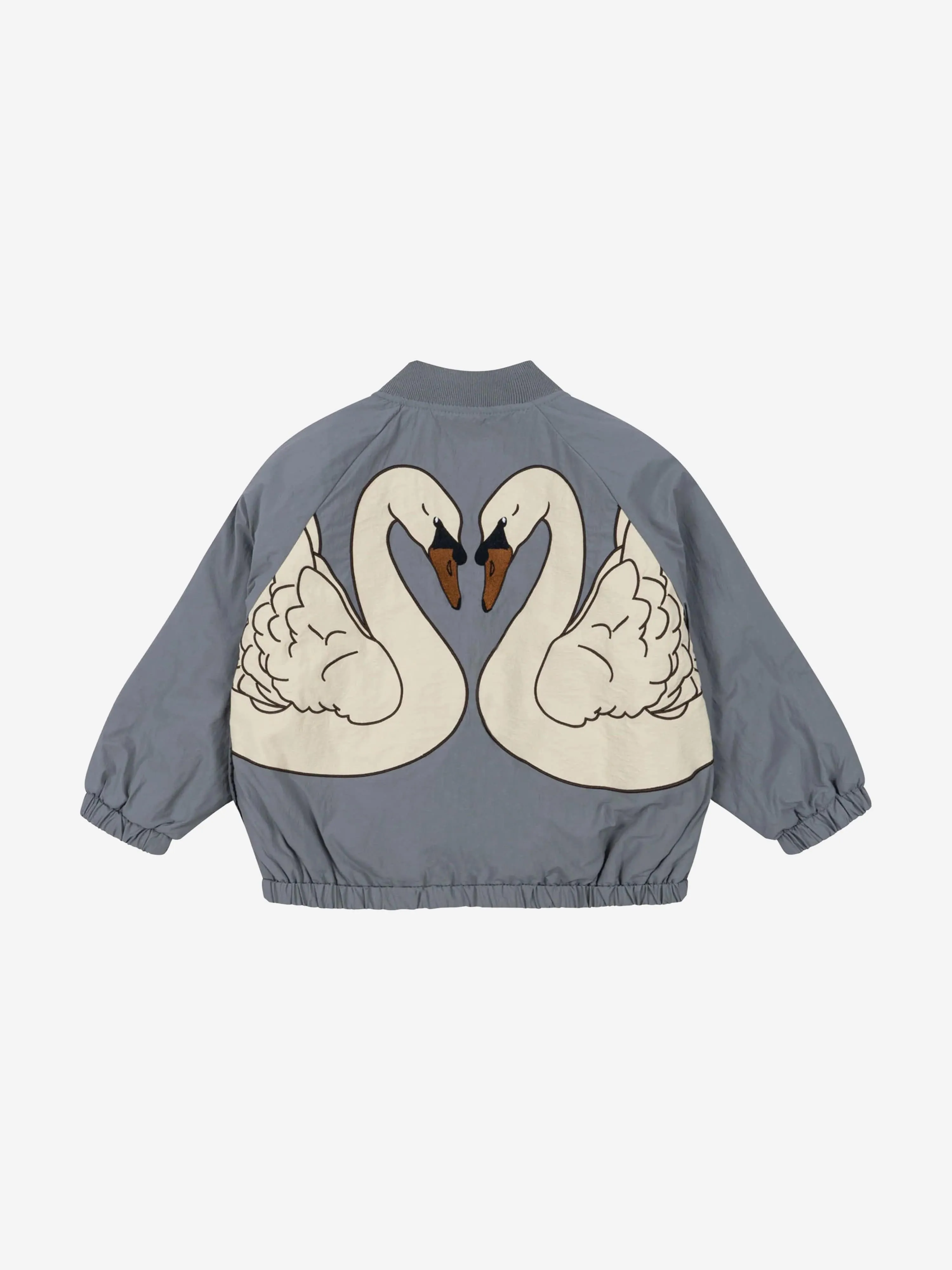 Konges Sljd Kids Juno Swan Bomber Jacket in Blue