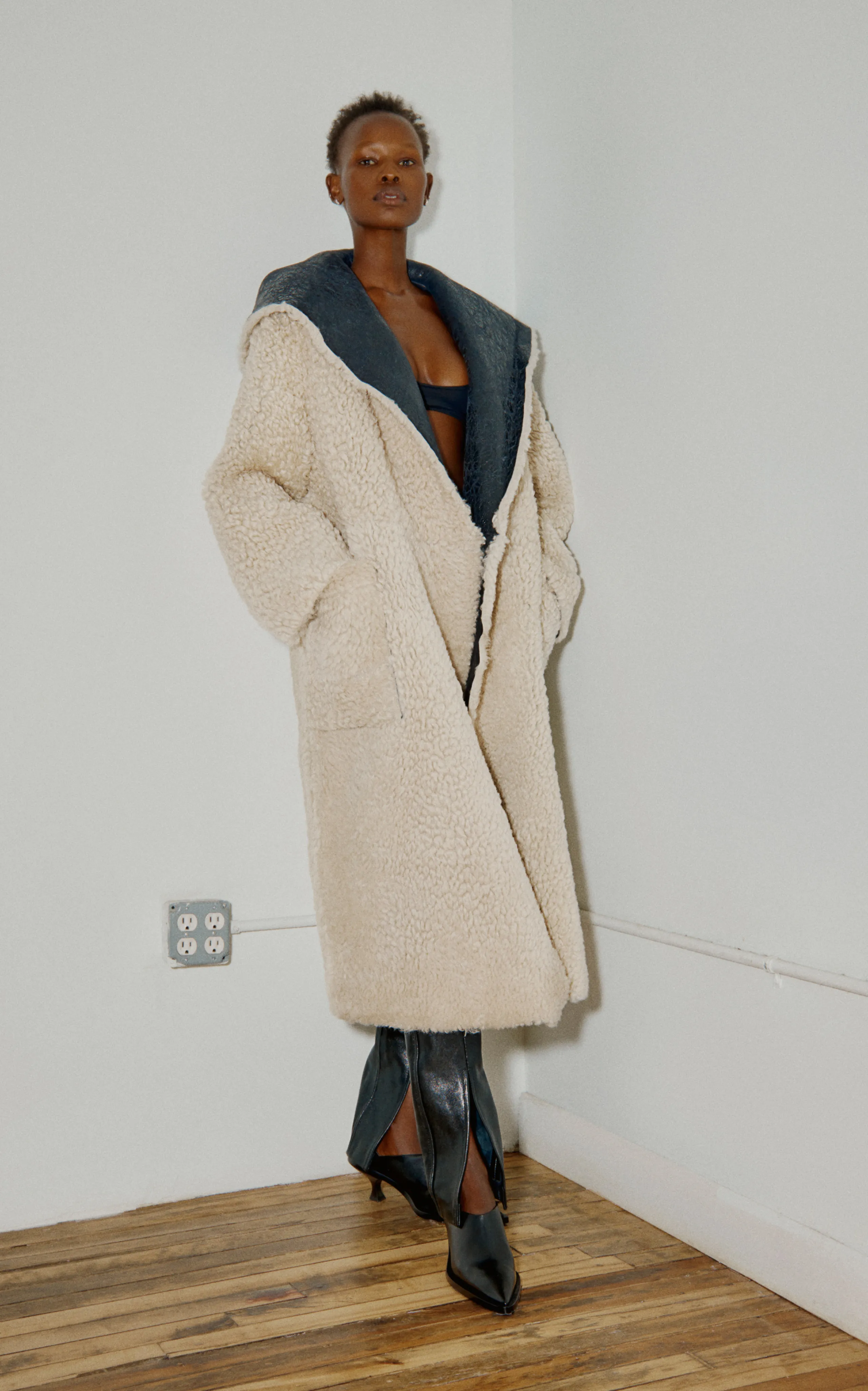 Kuzyk The Fort Reversible Shearling Leather Coat