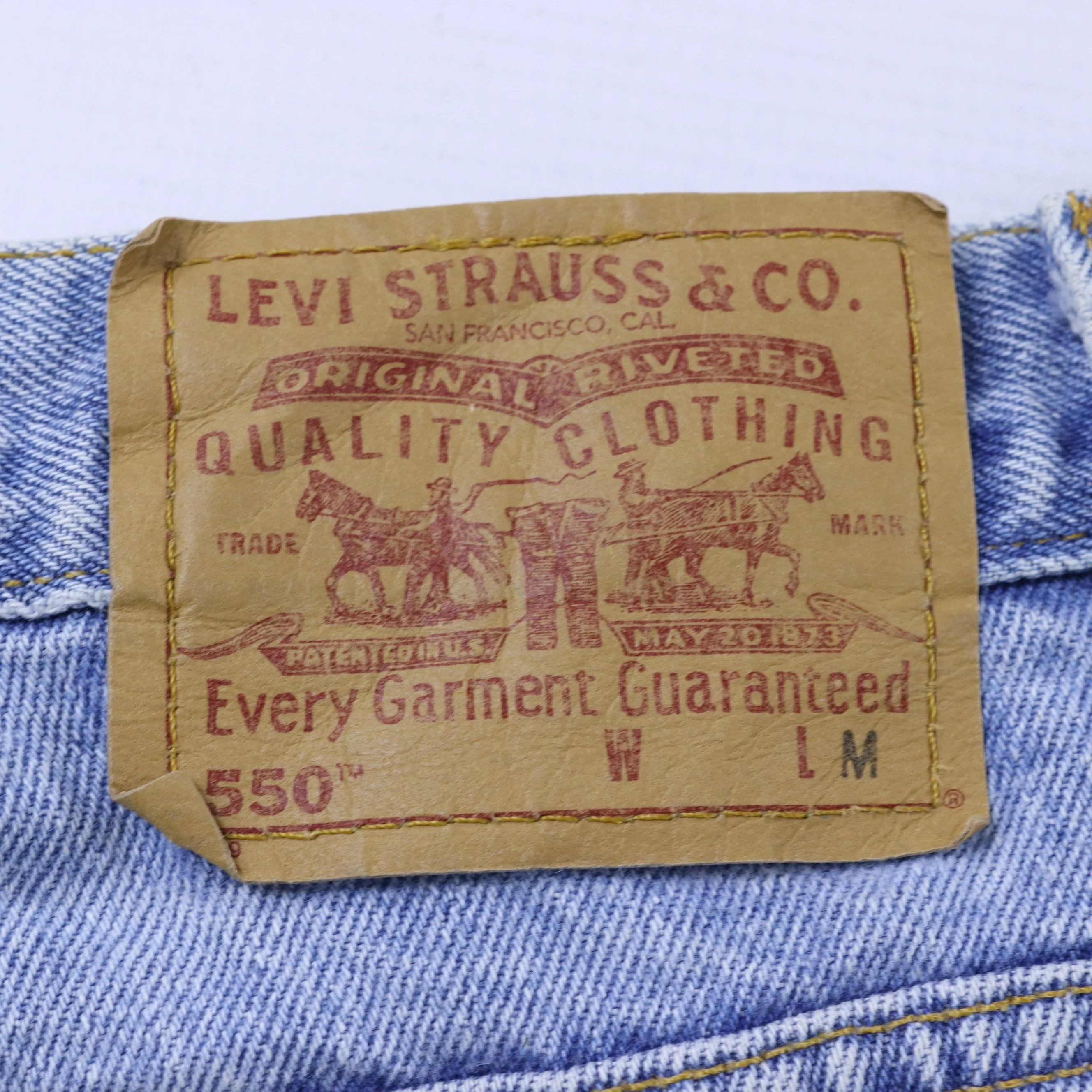 Levi's 550 Blue Jeans