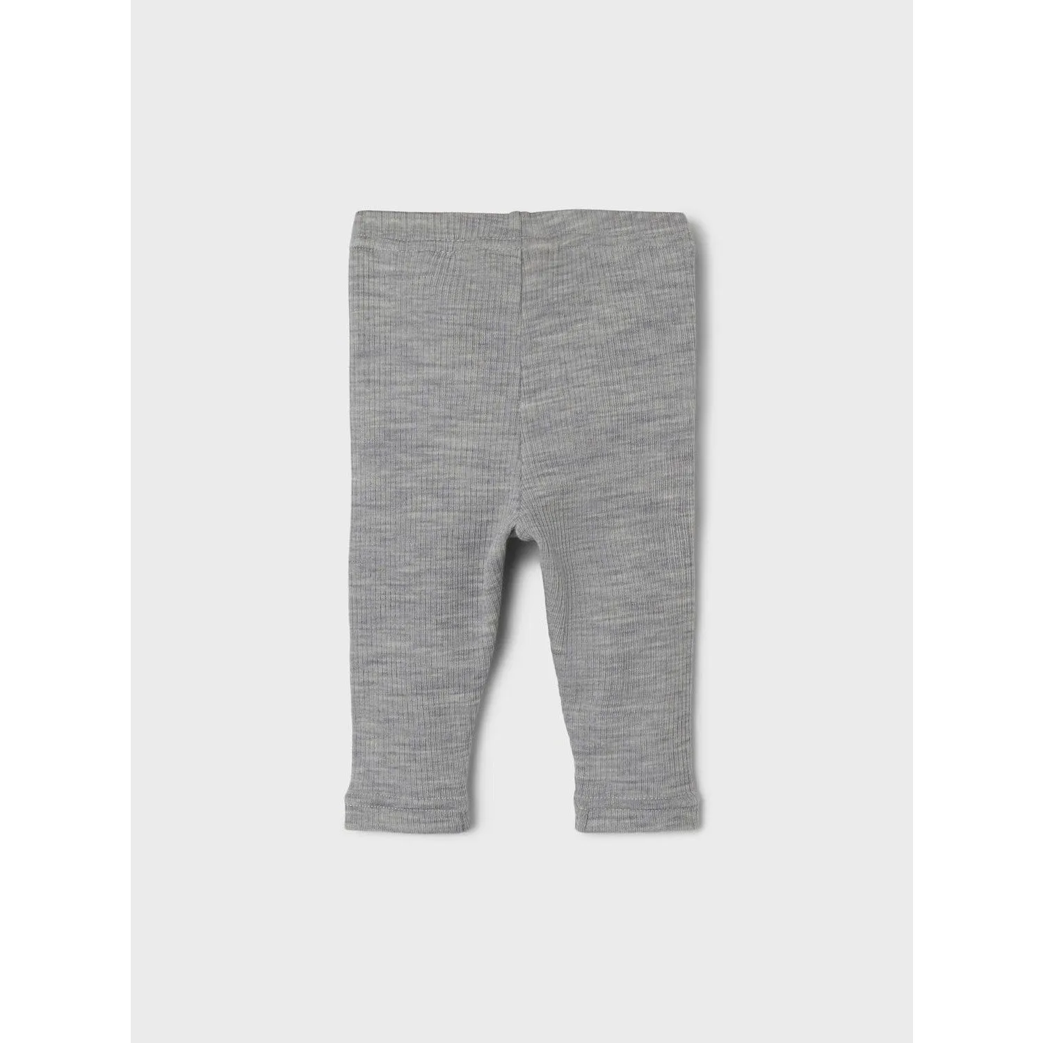 Lil'Atelier Grey Melange Fable Wool Leggings