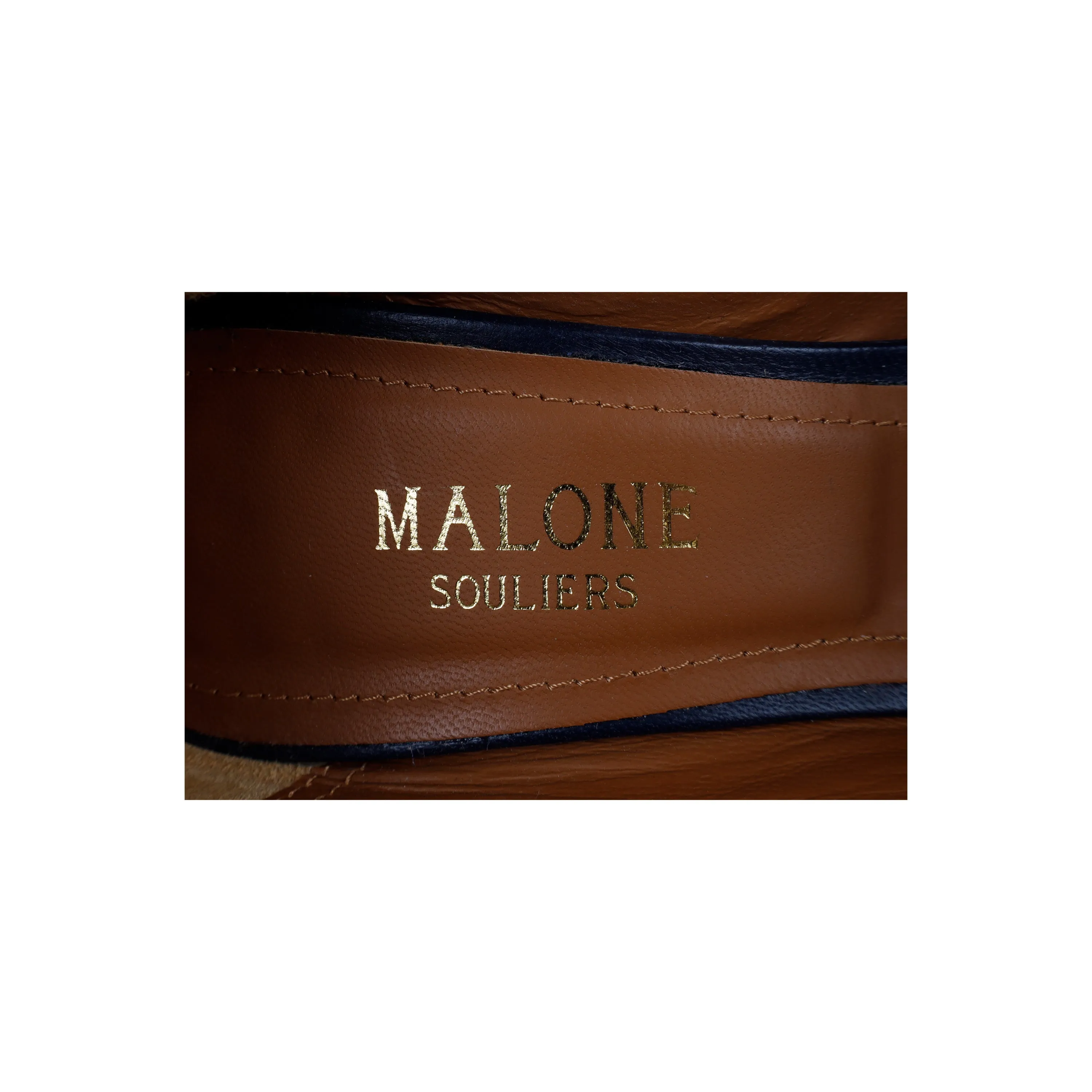 Malone Souliers Gradient Snakeskin Lace Tie-up Heels - '10s