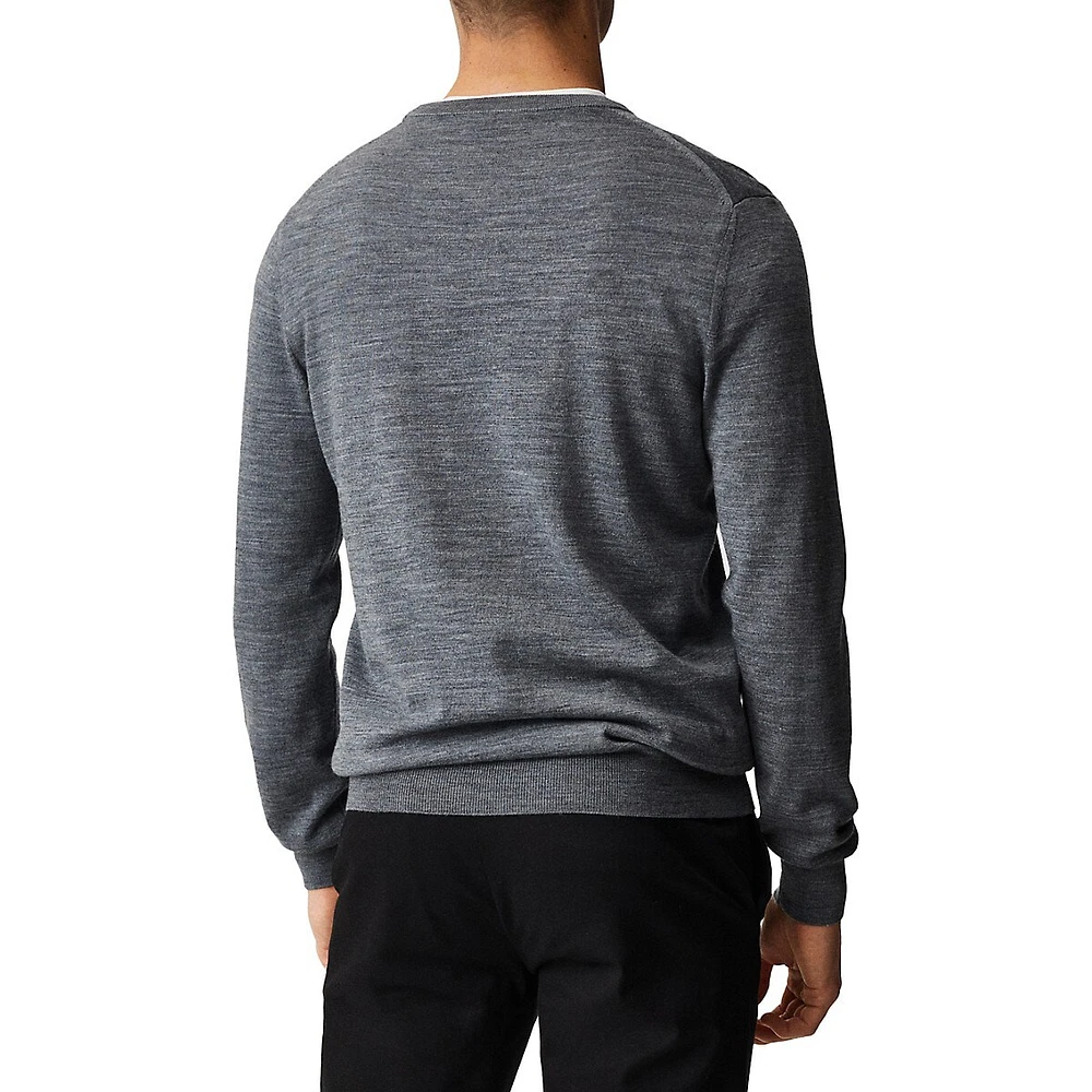 Mango Crewneck Woollen Sweater