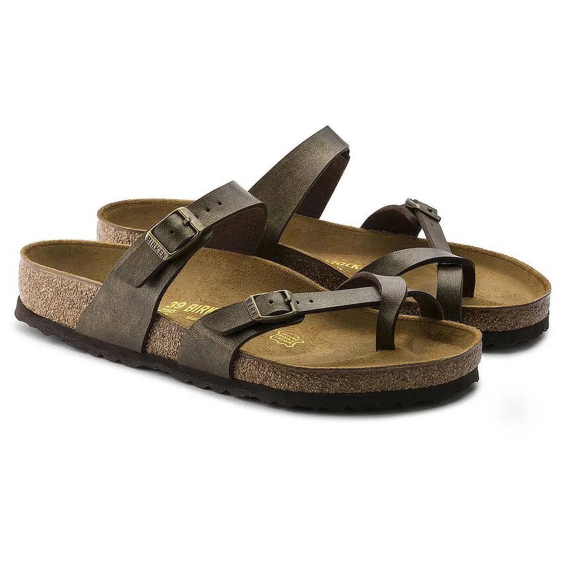 Mayari (Golden Brown) Birko-Flor Thong Sandal