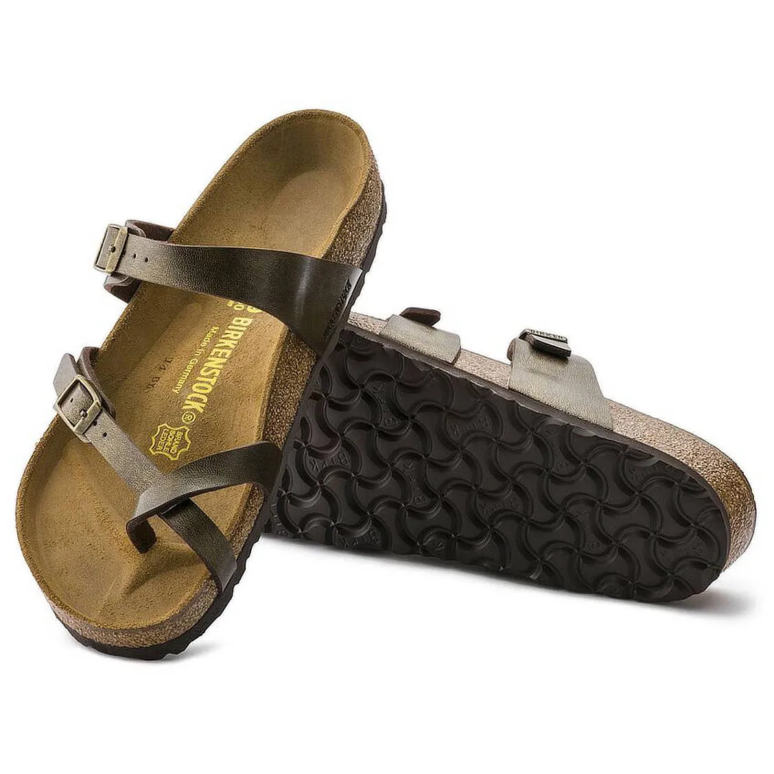 Mayari (Golden Brown) Birko-Flor Thong Sandal