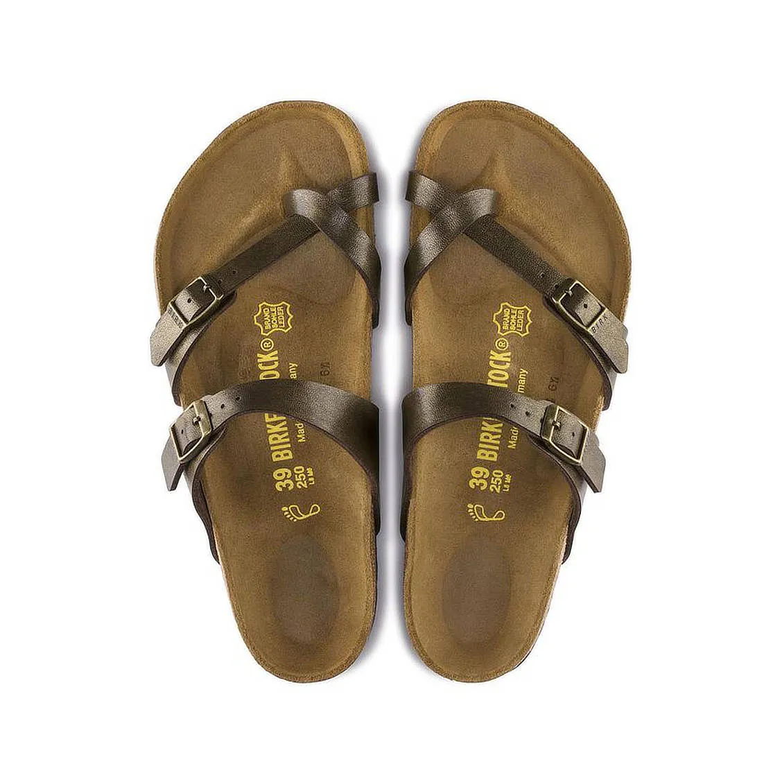 Mayari (Golden Brown) Birko-Flor Thong Sandal