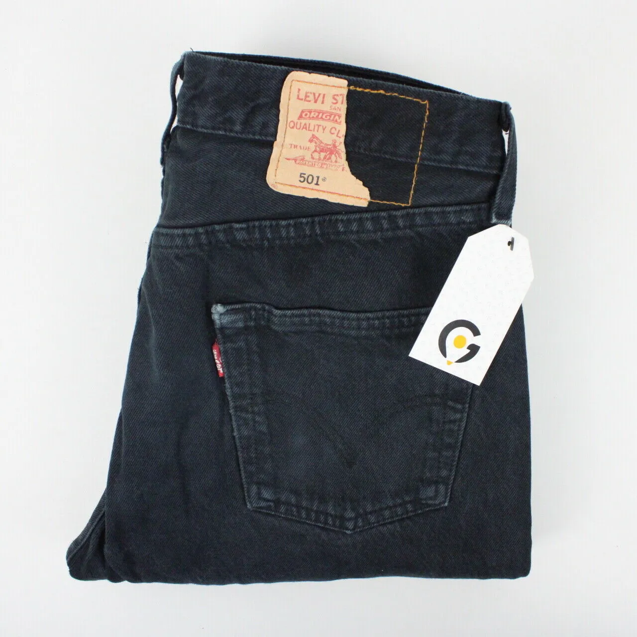 Mens LEVIS 501 Jeans Black | W30 L34