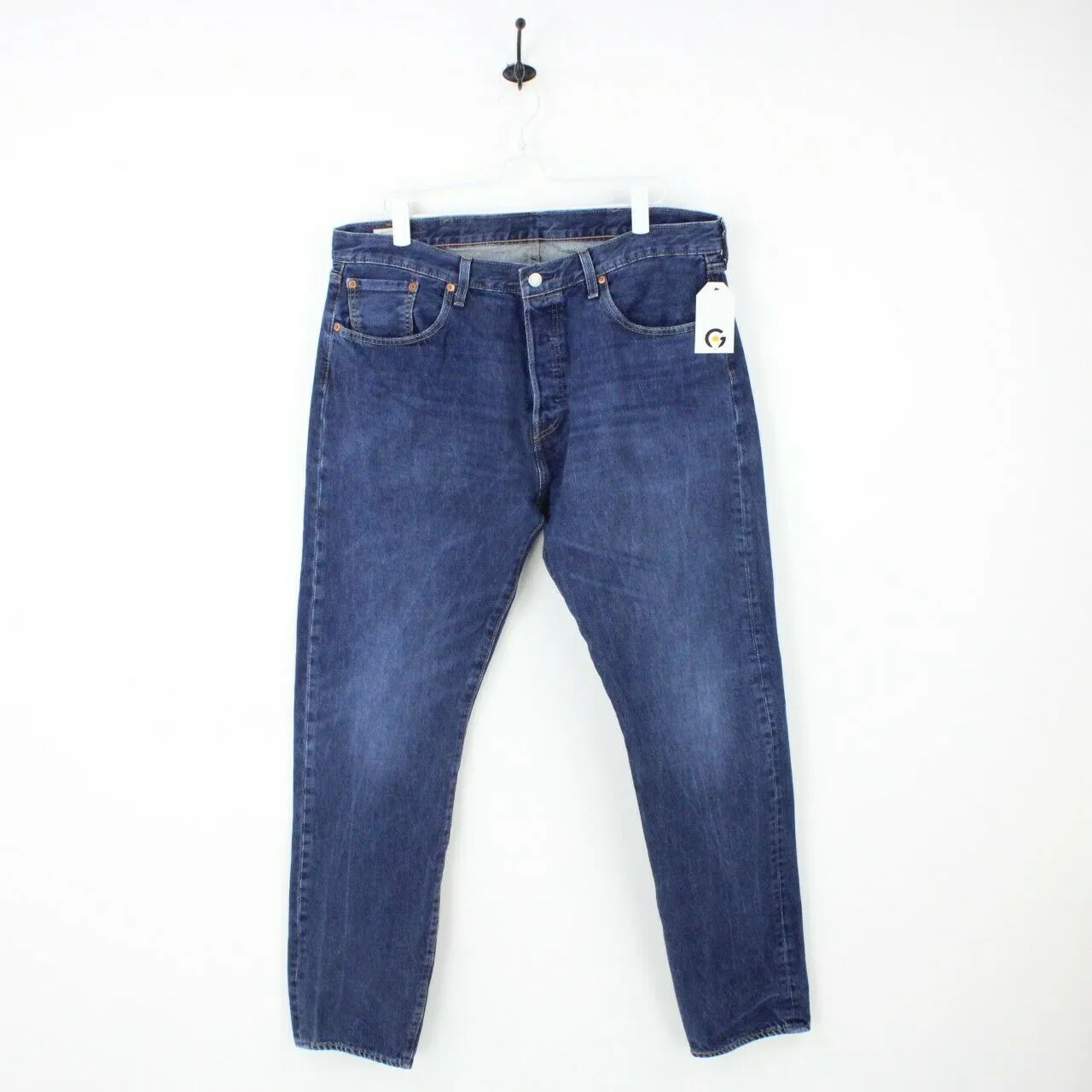 Mens LEVIS 501 ST Jeans Mid Blue | W40 L34