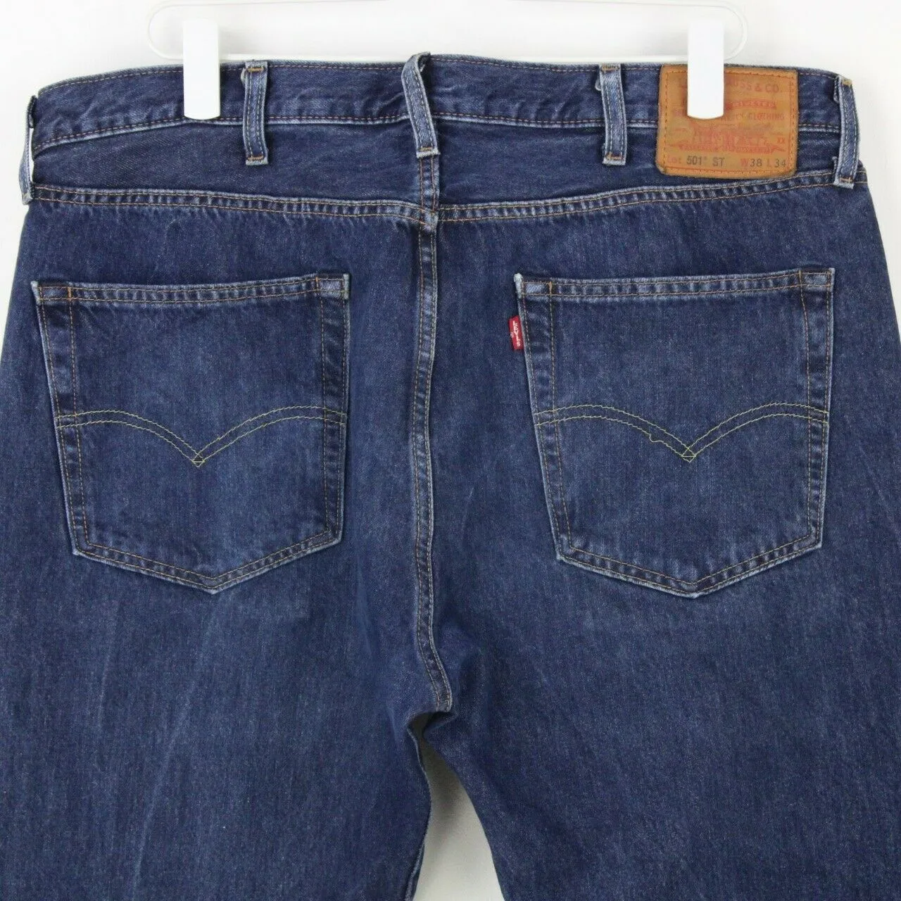 Mens LEVIS 501 ST Jeans Mid Blue | W40 L34