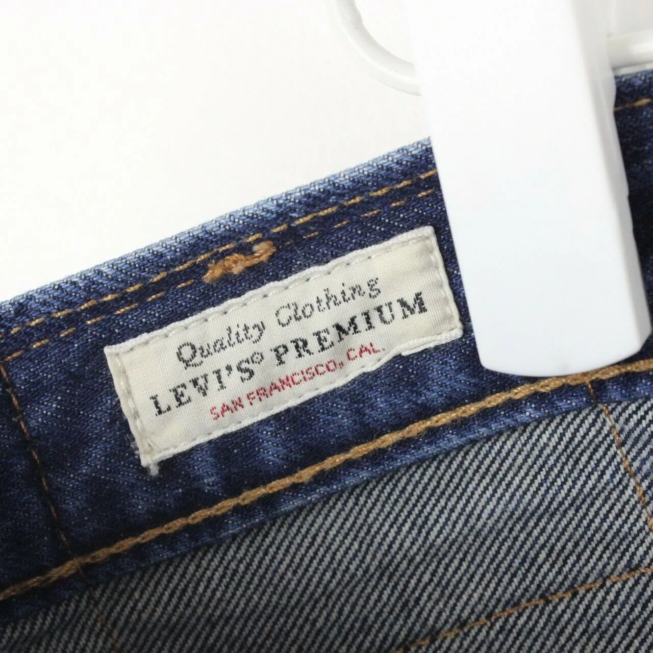 Mens LEVIS 501 ST Jeans Mid Blue | W40 L34