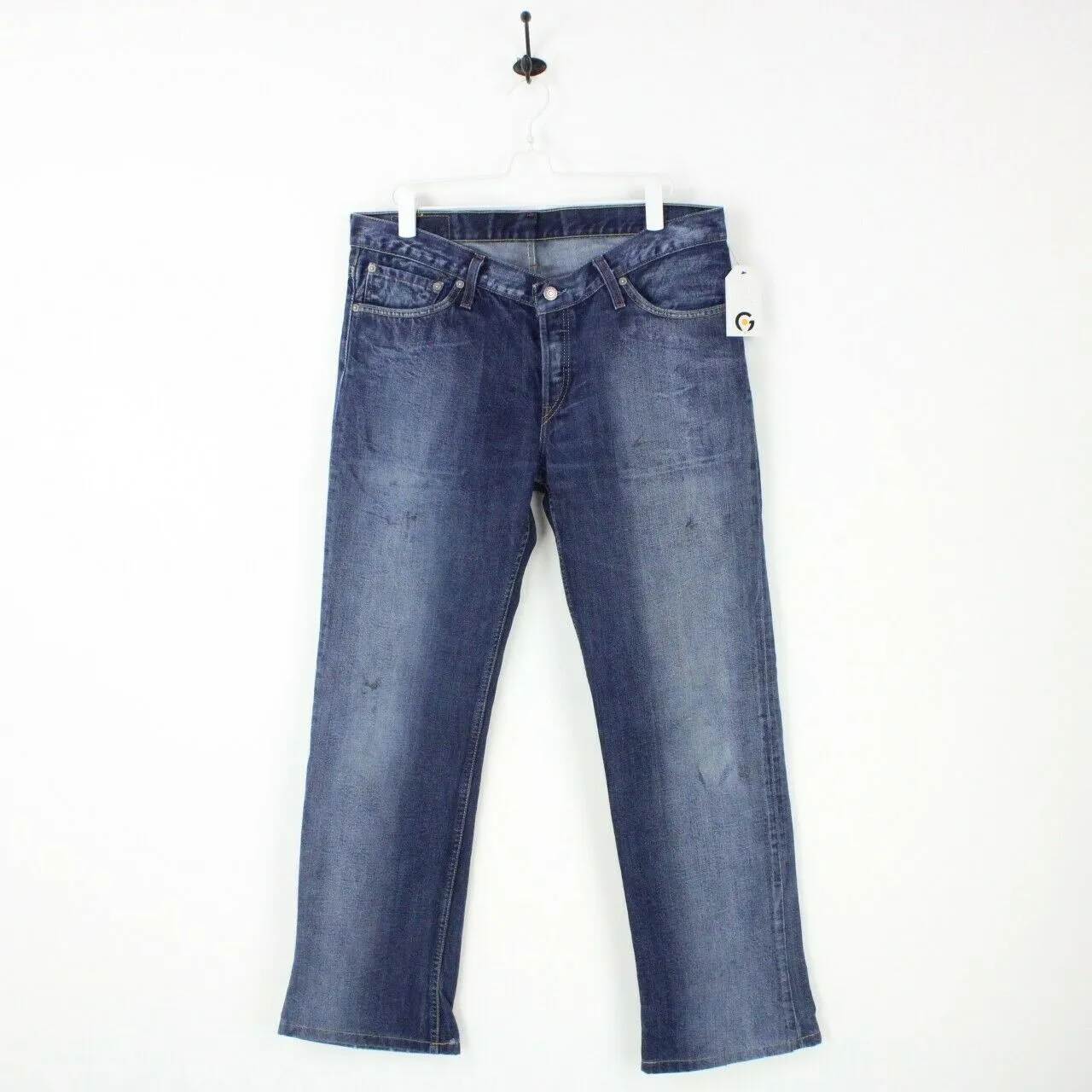 Mens LEVIS 518 Jeans Dark Blue | W38 L33