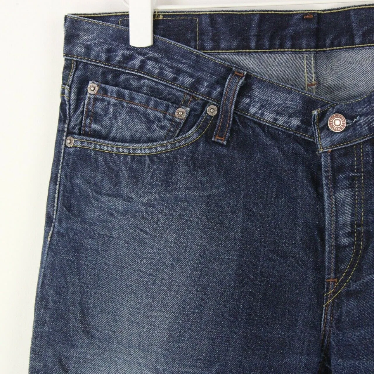 Mens LEVIS 518 Jeans Dark Blue | W38 L33