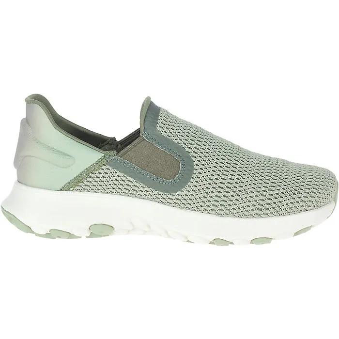 Merrell Womens Cloud Moc Vent Slip On Sneaker- Lichen Mesh