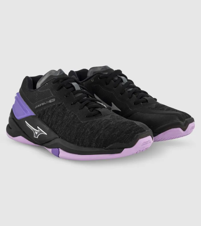 mizuno wave stealth neo (d wide) womens netball shoes