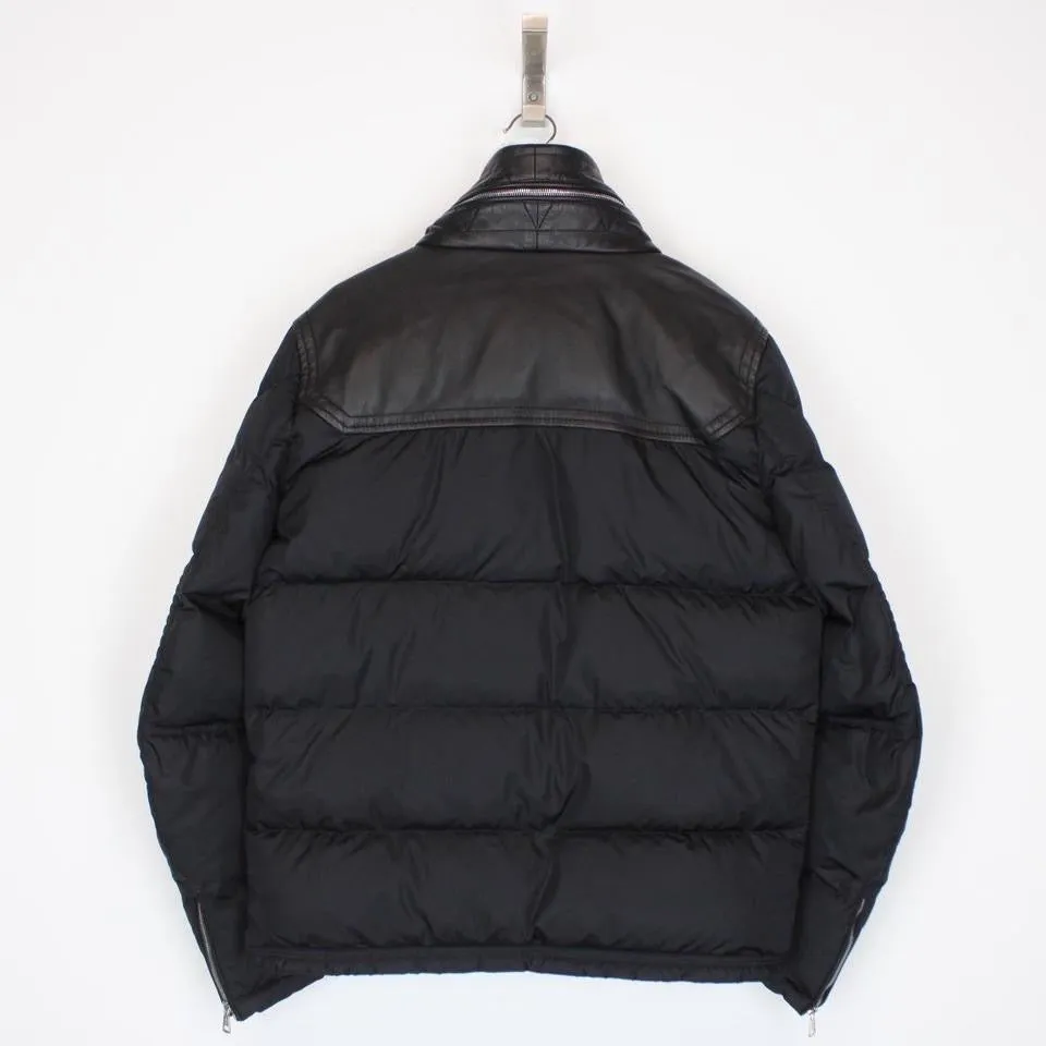 Moncler Leo Biker Down Jacket Large