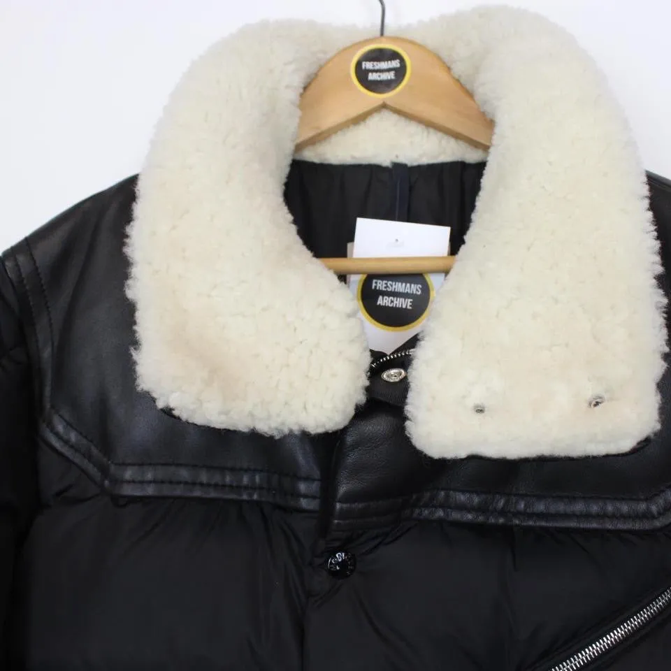 Moncler Leo Biker Down Jacket Large