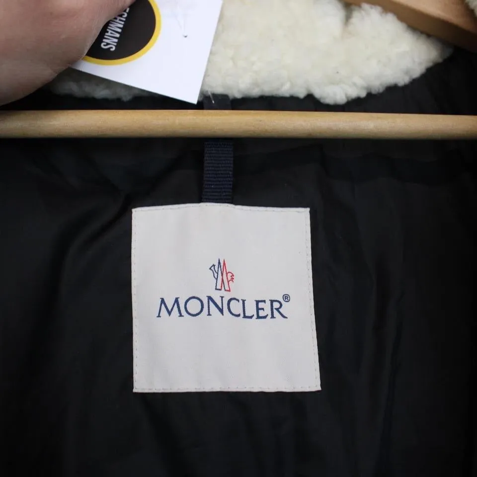 Moncler Leo Biker Down Jacket Large