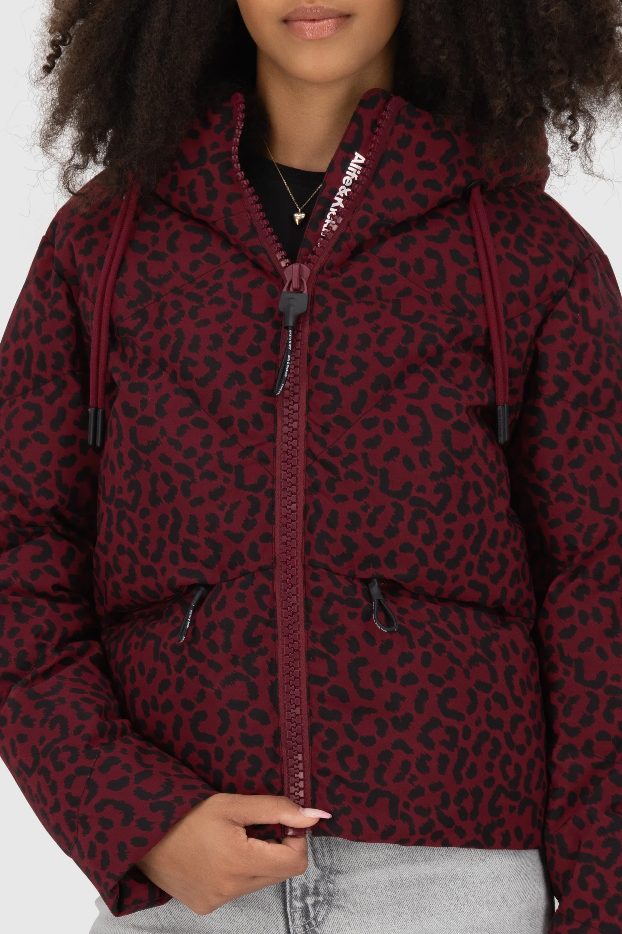 MurielAK B Puffer Jacket Dunkelrot