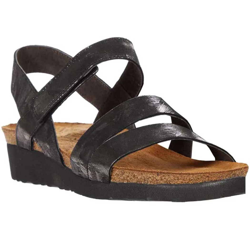 Naot Kayla Sandal Metallic Onyx Leather (Women's)