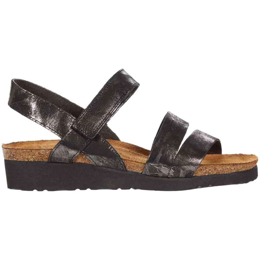 Naot Kayla Sandal Metallic Onyx Leather (Women's)