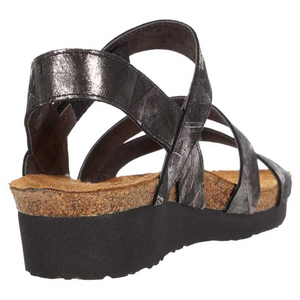 Naot Kayla Sandal Metallic Onyx Leather (Women's)