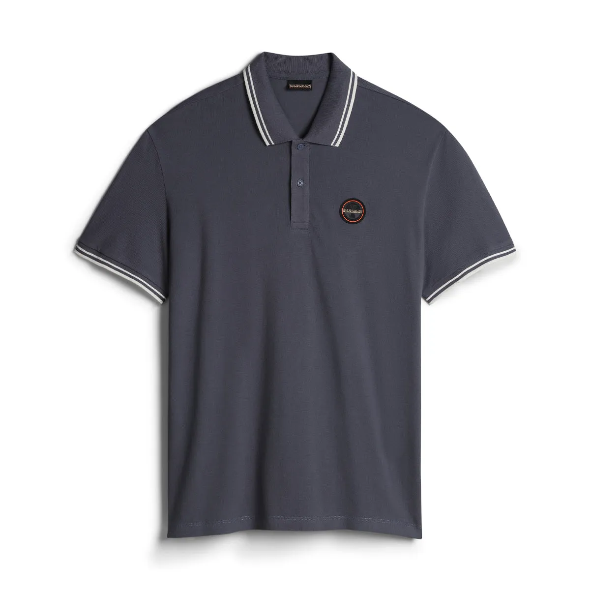 Napapijri - E-Macas SS Polo Shirt in Blu Grisail