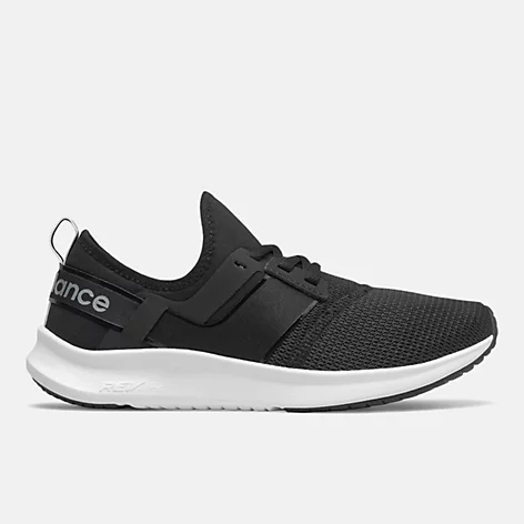 New Balance Womens Nergize Sport Sneaker- Black/White