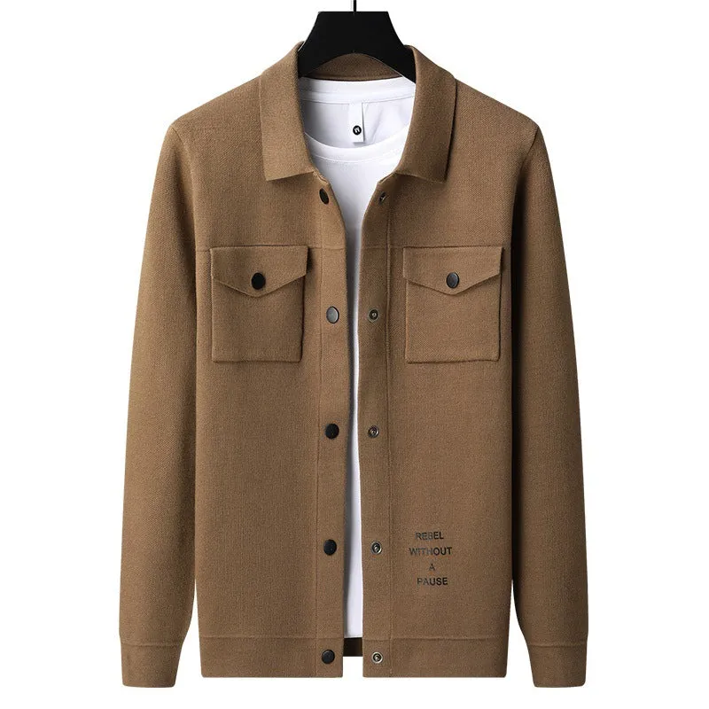 New Cardigan Sweater Men's Coat