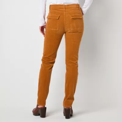 new!a.n.a Womens High Rise Straight Corduroy Pant